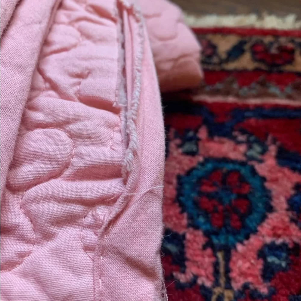 IKEA Soft Pink Quilted Bedding